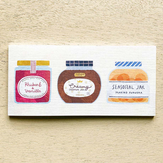 Mariko Fukuoka Memo Pad - Seasonal Jar