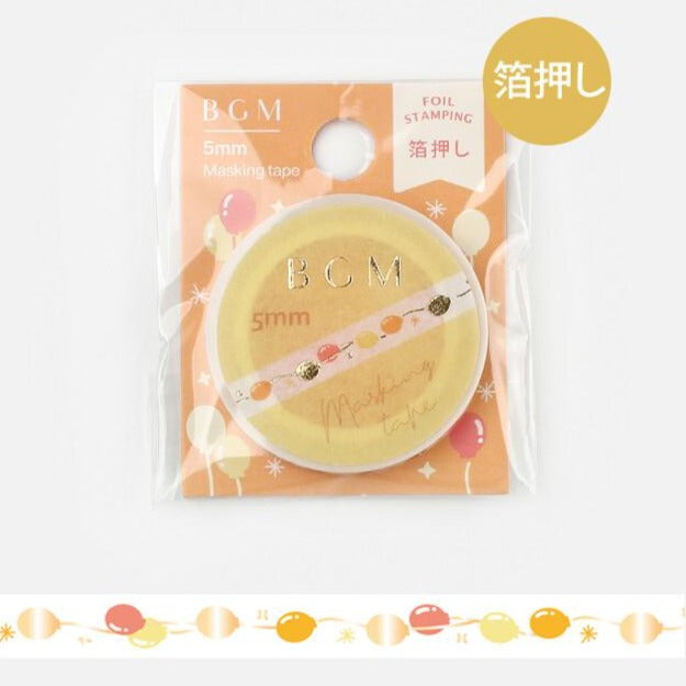 Slim Washi Tape - Balloon