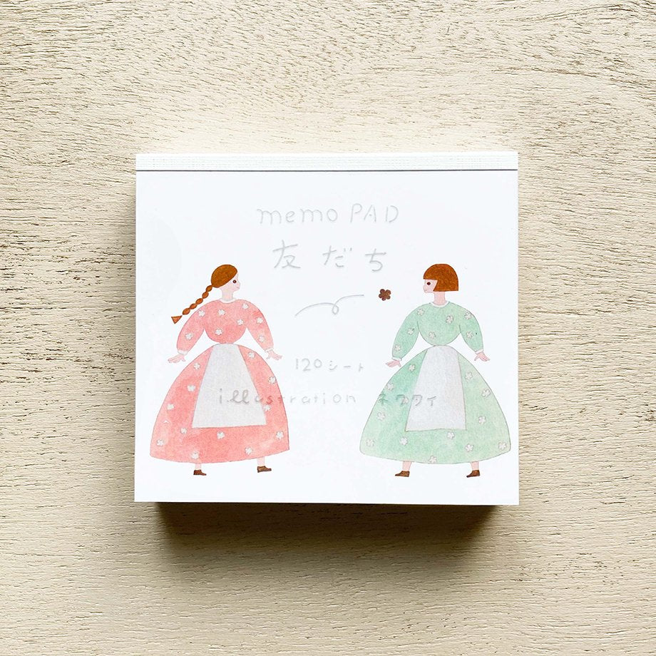 Necktie / Square Memo Pad - Friends