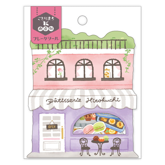 Kotorimachi Flake Stickers - Sweets Shop