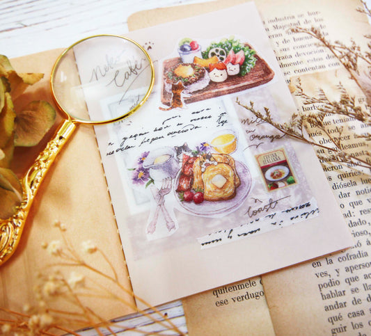 Wide Washi Tape - Kitty's Cafe