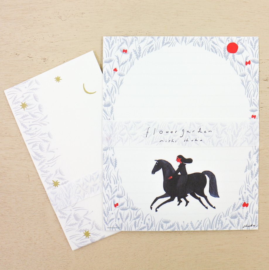 Nishi Shuku Letter Set - Flower Garden