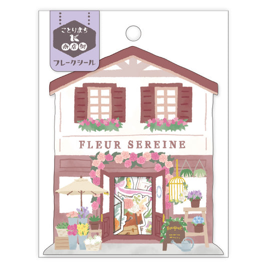 Kotorimachi Flake Stickers - Flower Shop