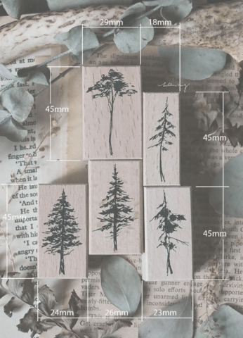 LCN Forest Rubber Stamp Set - Vol. 2