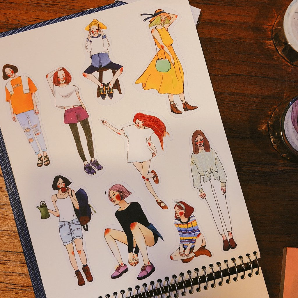 Sticker Set - Sweet Wind (140 stickers)