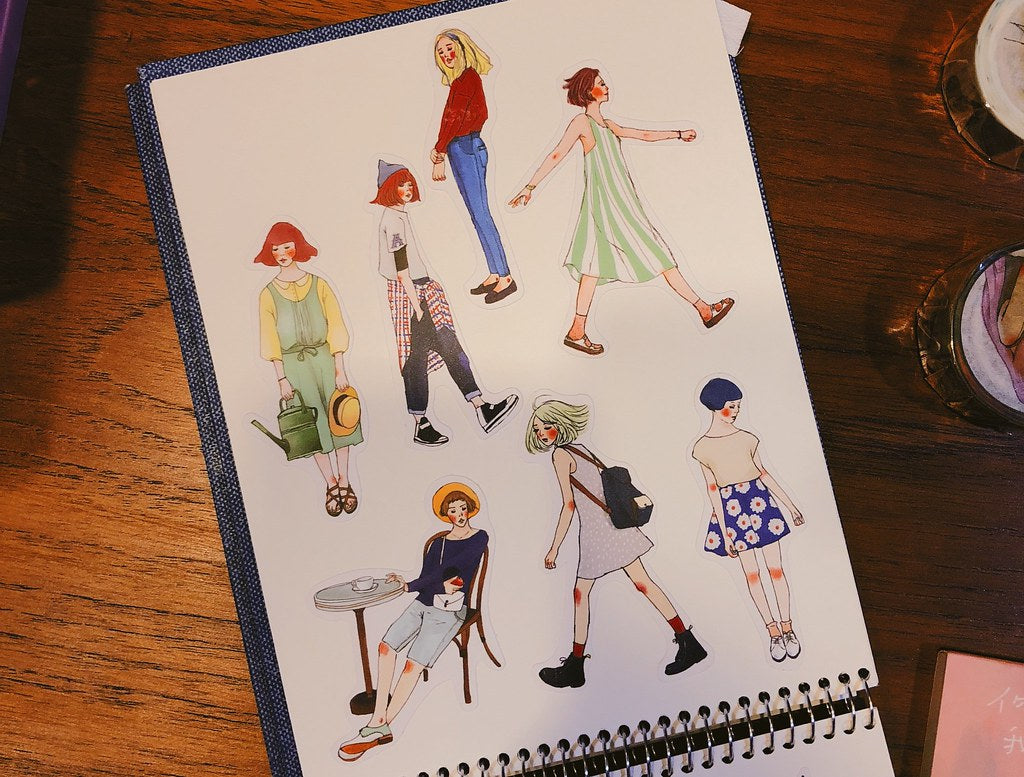 Sticker Set - Sweet Wind (140 stickers)