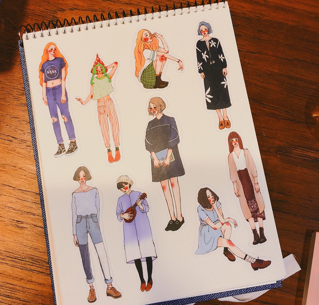 Sticker Set - Sweet Wind (140 stickers)