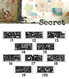 Rubber Stamp - Secret I7