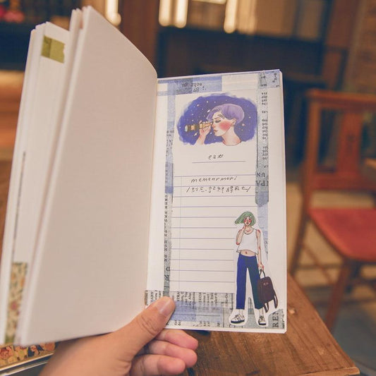 Sticker Set - Stationery Girls (30 pieces)