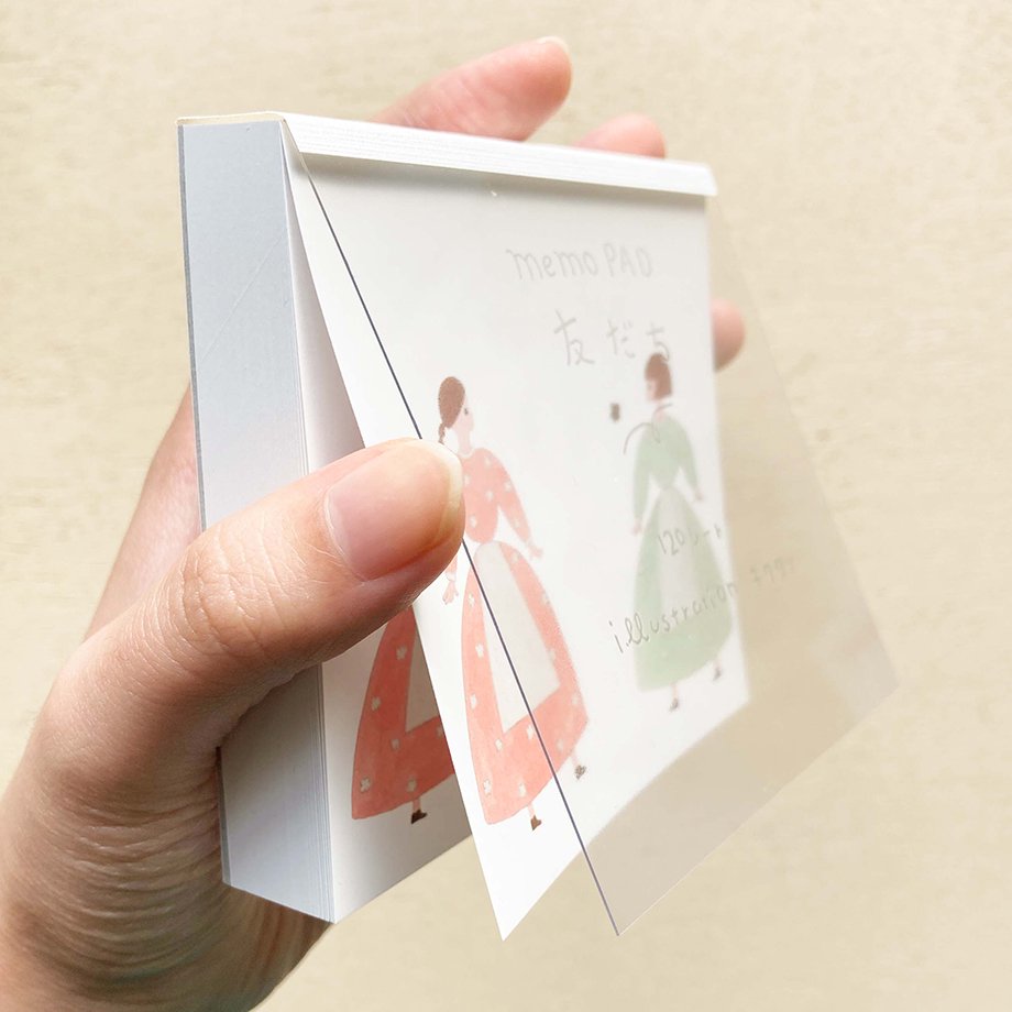 Necktie / Square Memo Pad - Friends