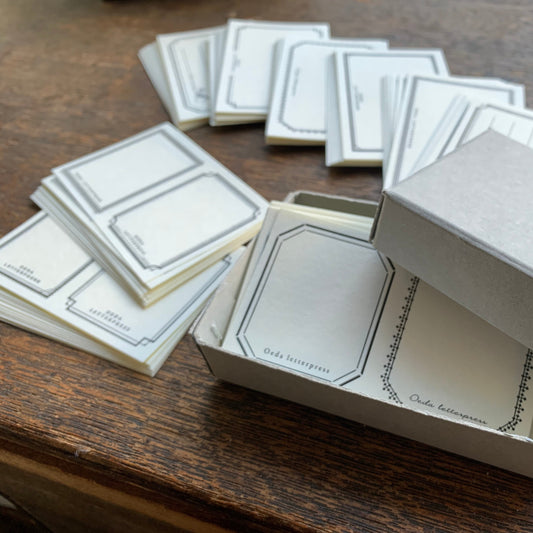 Letterpress Stickers Set