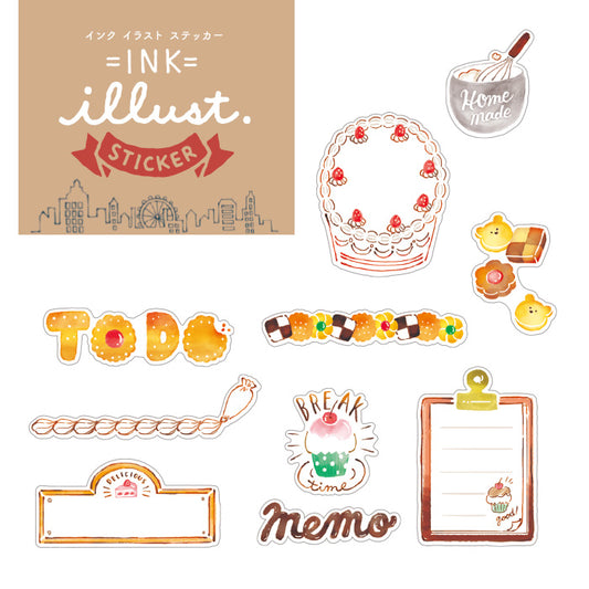 Flake Stickers - Sweets