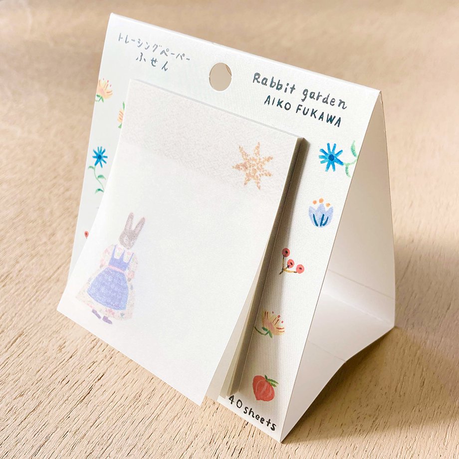 Aiko Fukawa Tracing Paper Sticky Note - Rabbit Garden