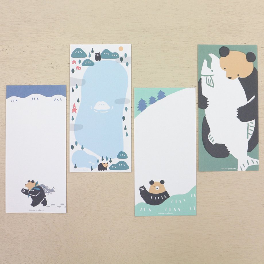 Masao Takahata Memo Pad - Bear