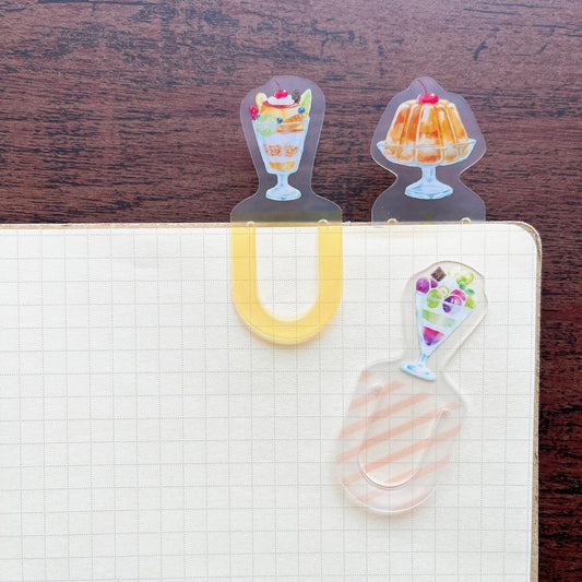 Limited Edition Paper Clip Set - Strawberry Parfait