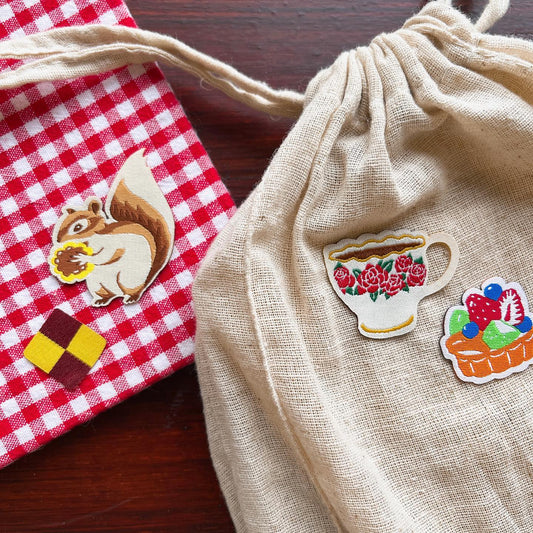 Limited Edition Embroidery Stickers - Fruits Parlor