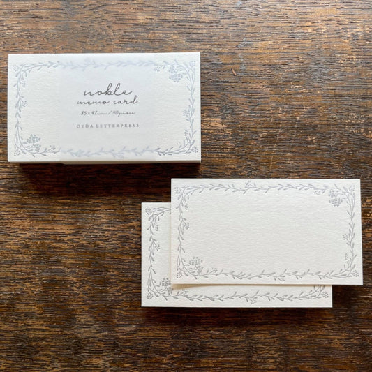 Letterpress Noble Note Cards