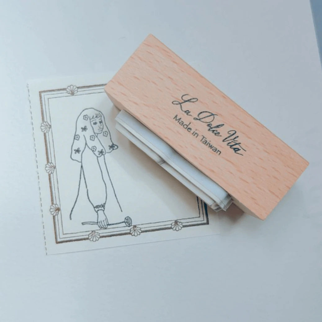 Rubber Stamp - Song of Hundred Blooms