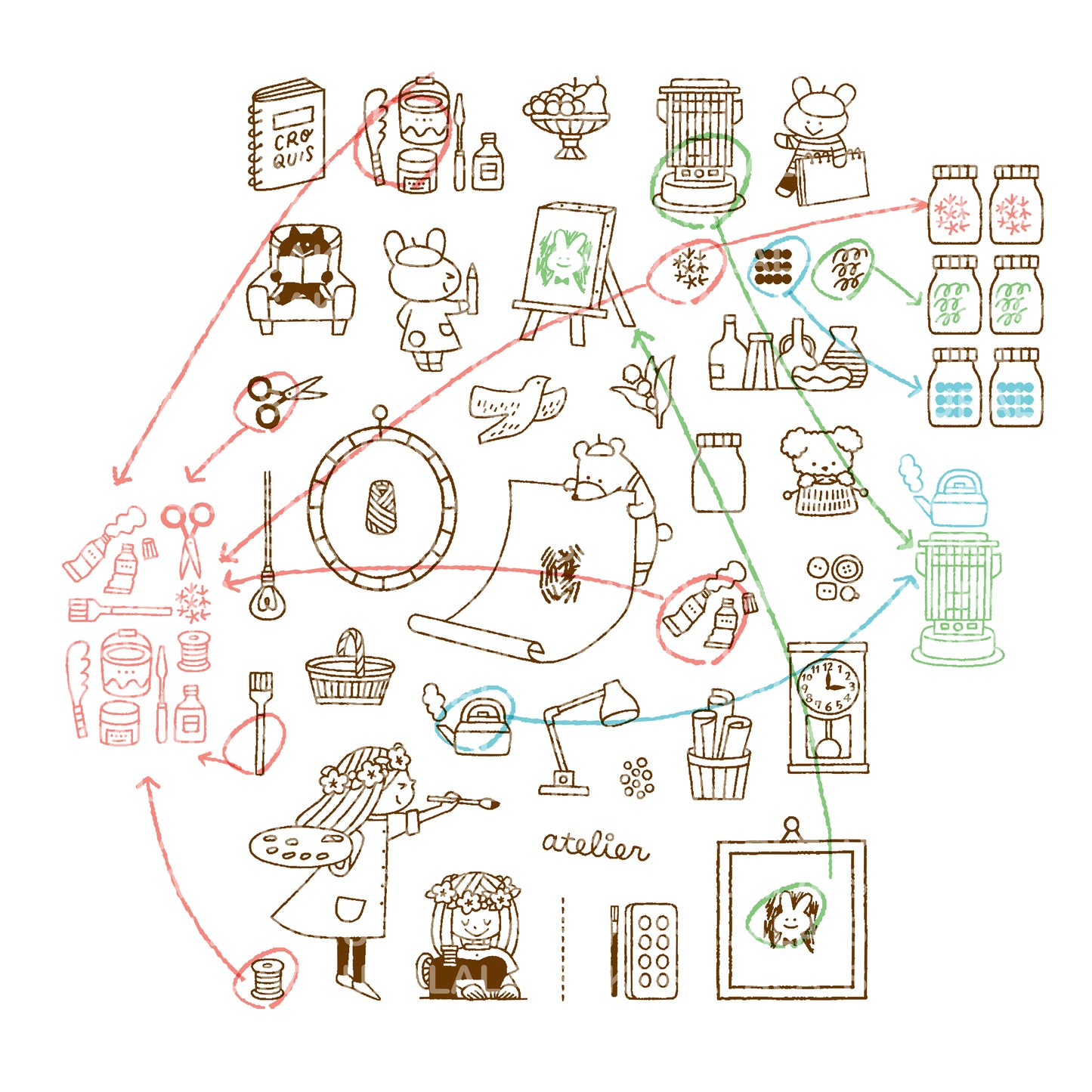Igloo Dining 365 Clear Stamps - Atelier