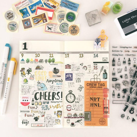 Igloo Dining 365 Clear Stamps - Happy Hour