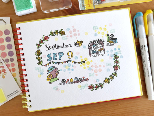 365 Clear Stamps - September (3" x 4")