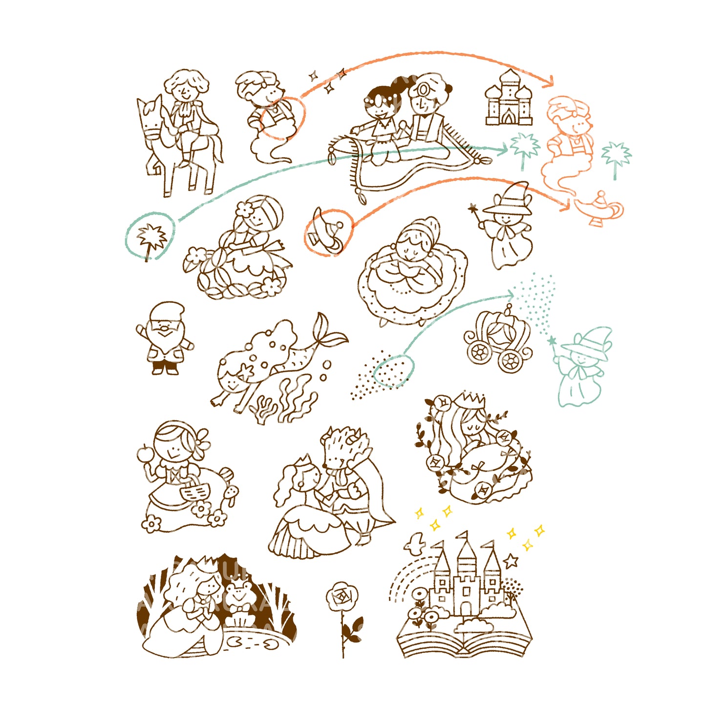 365 Clear Stamps - Happily Ever After (4" x 6")