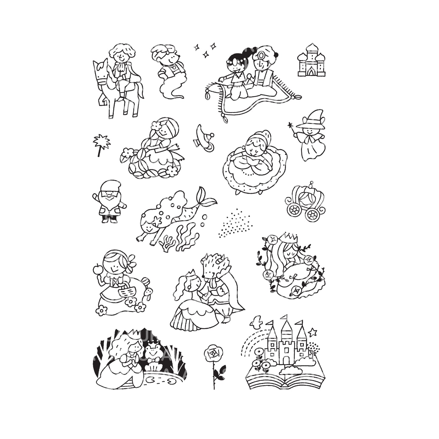 365 Clear Stamps - Happily Ever After (4" x 6")