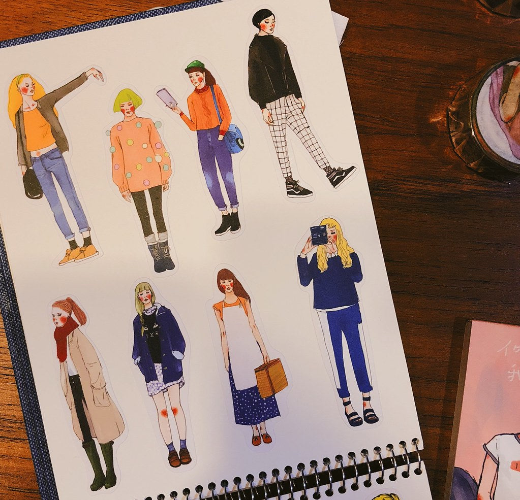 Sticker Set - Sweet Wind (140 stickers)