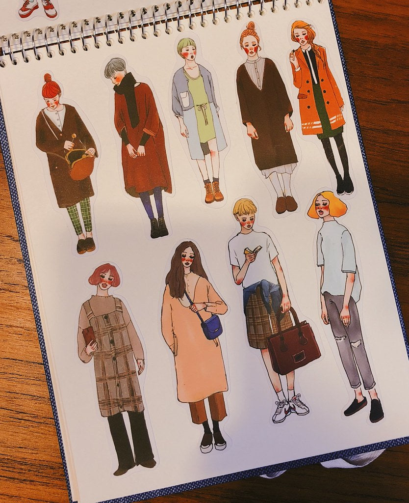 Sticker Set - Sweet Wind (140 stickers)