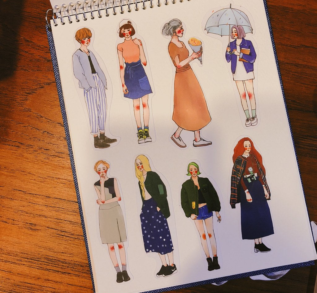 Sticker Set - Sweet Wind (140 stickers)