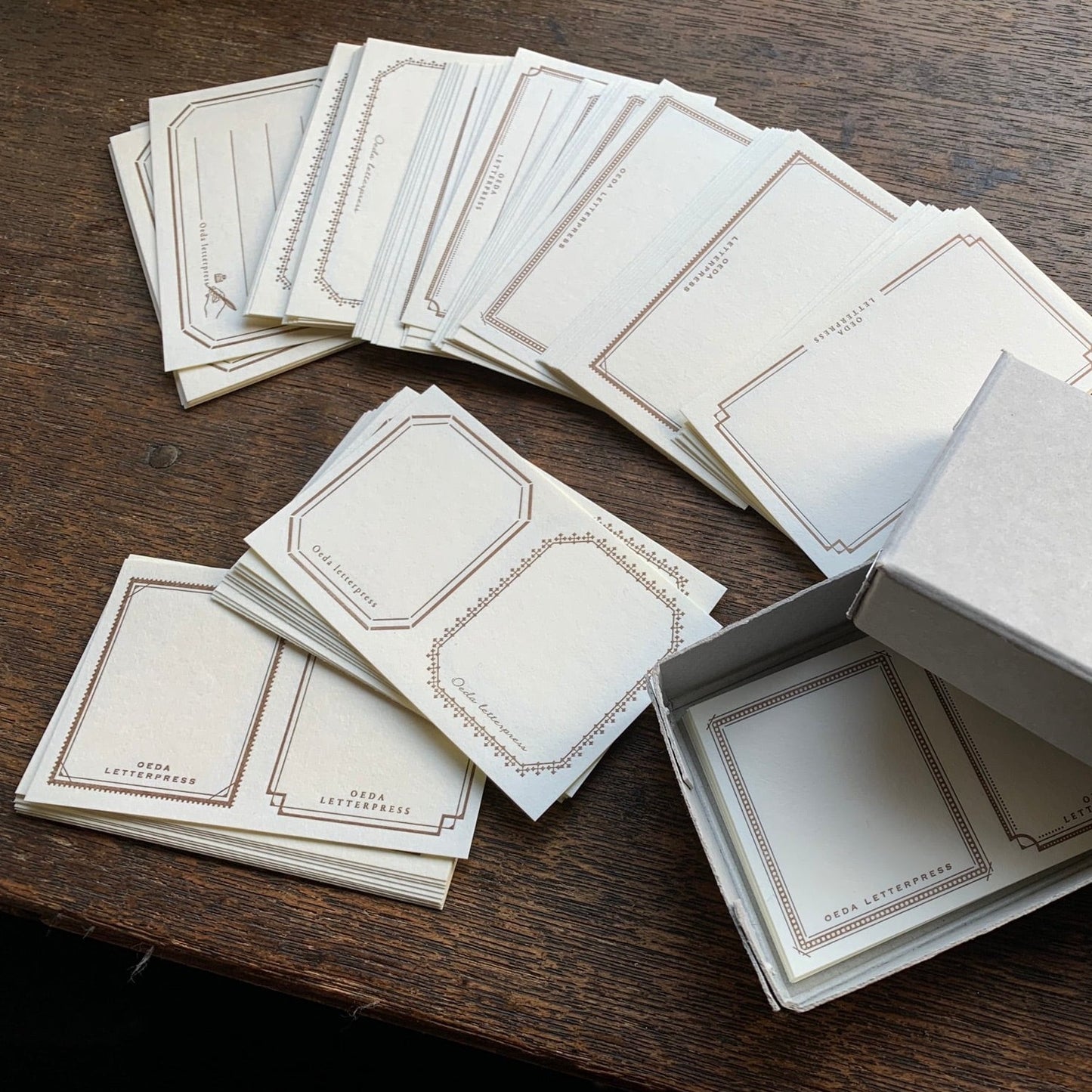 Letterpress Stickers Set