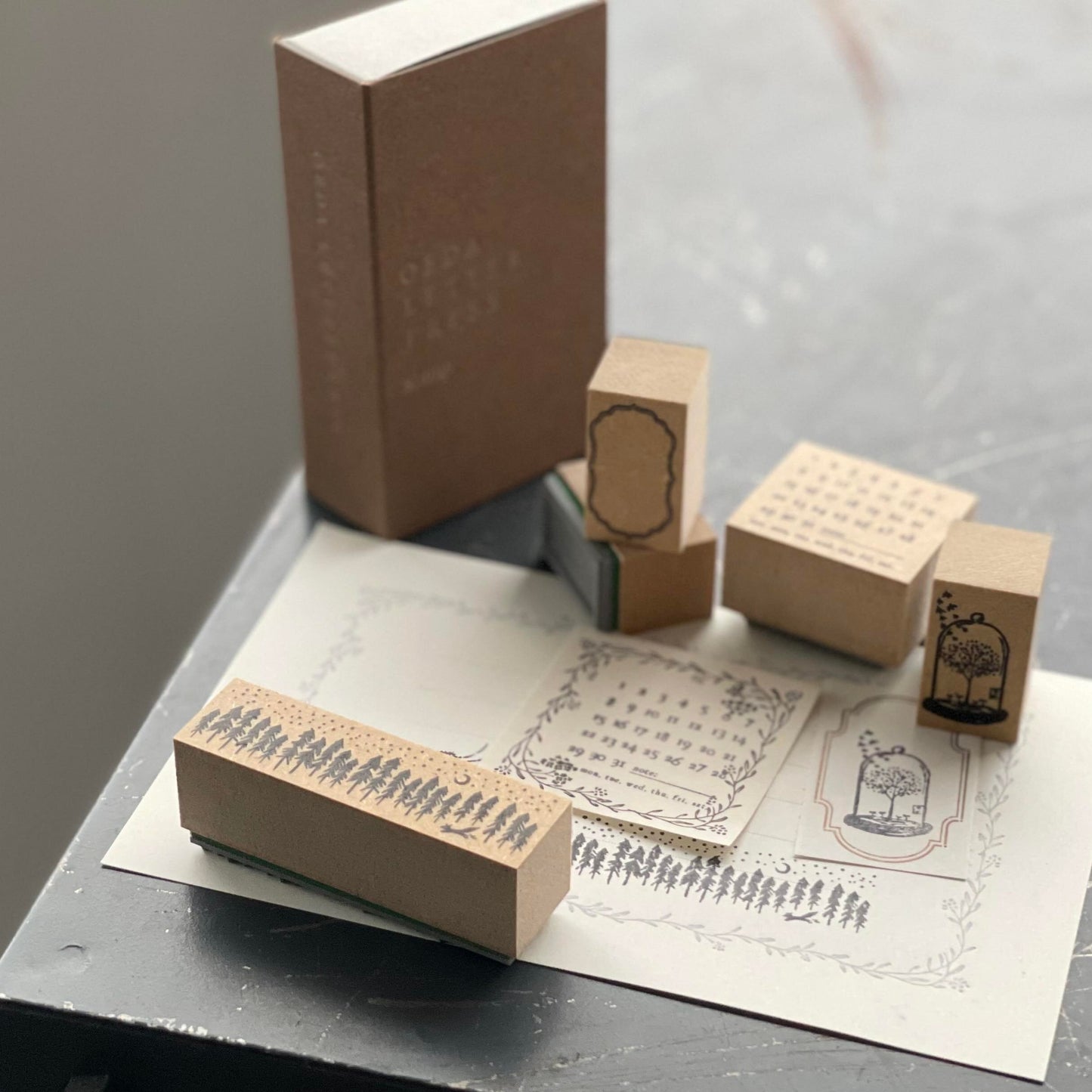 Rubber Stamp Set - Journal