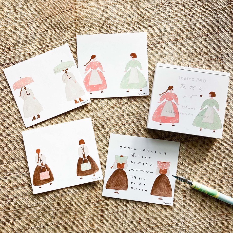 Necktie / Square Memo Pad - Friends