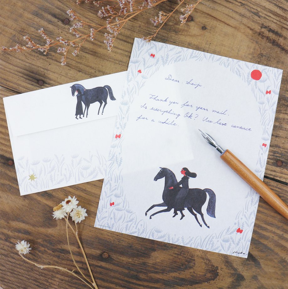 Nishi Shuku Letter Set - Flower Garden