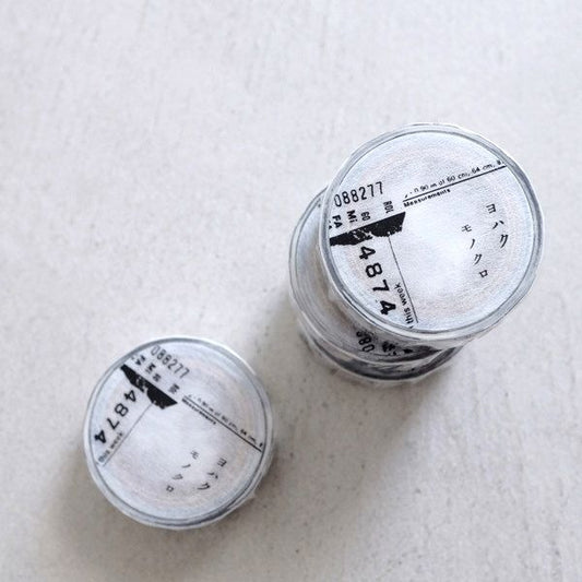 Yohaku / Washi Tape - Monochrome
