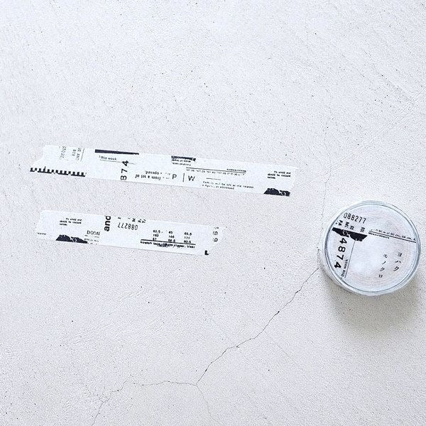 Yohaku / Washi Tape - Monochrome