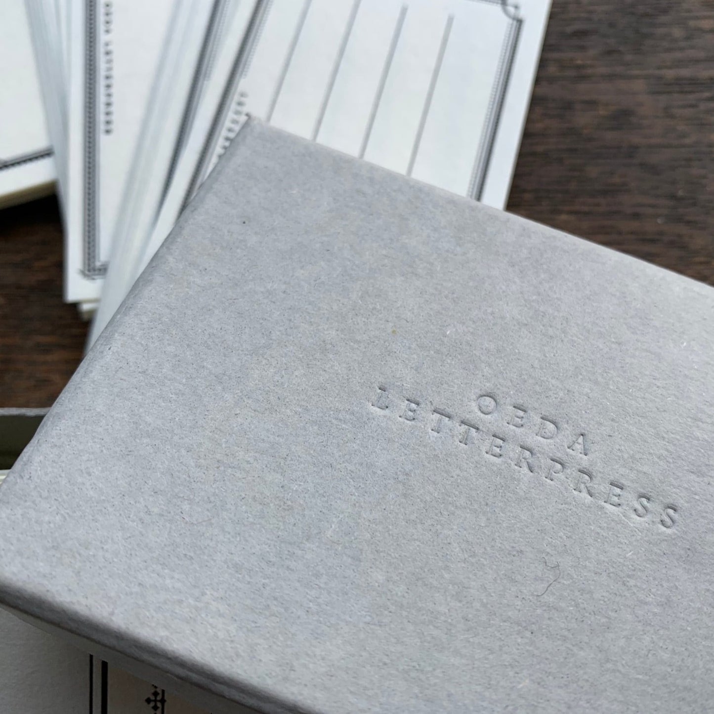 Letterpress Stickers Set