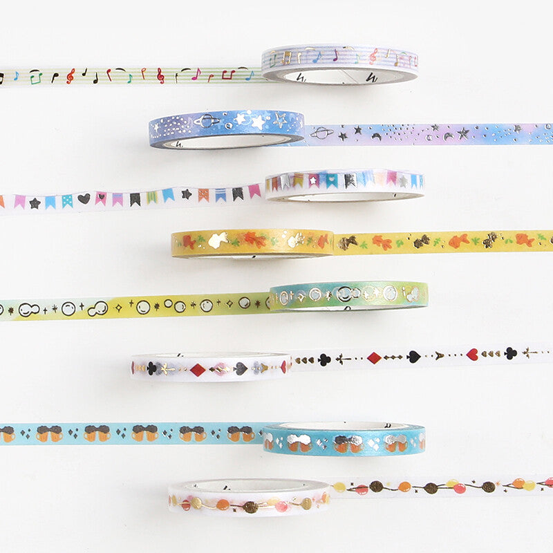 Slim Washi Tape - Garland