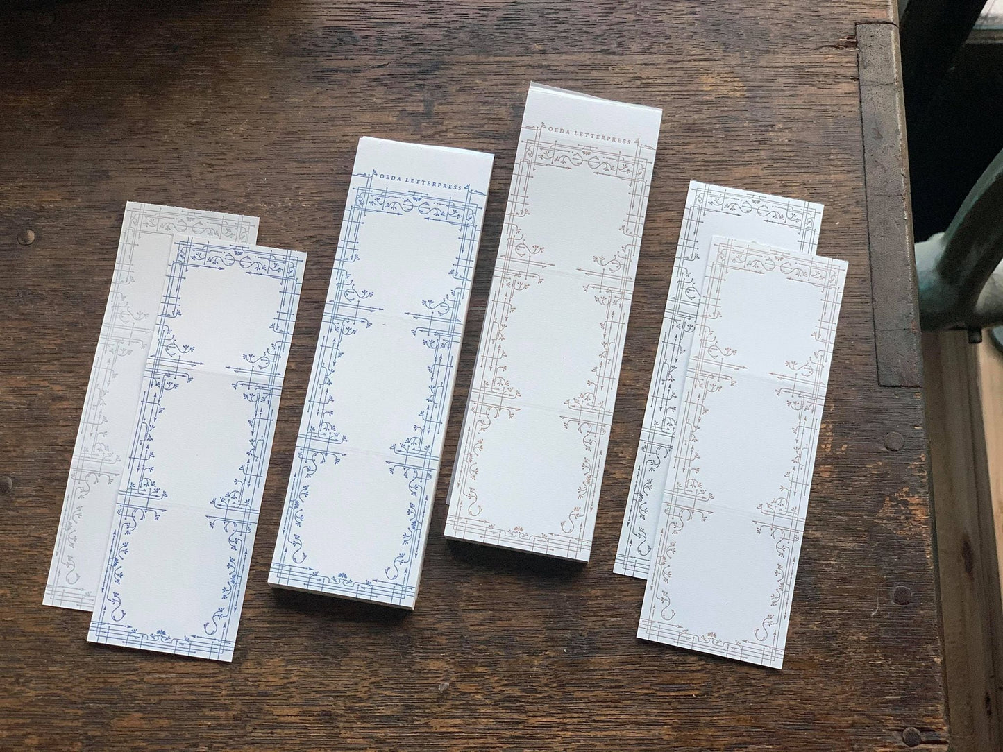Letterpress 3 Patterns Label Book - Classic