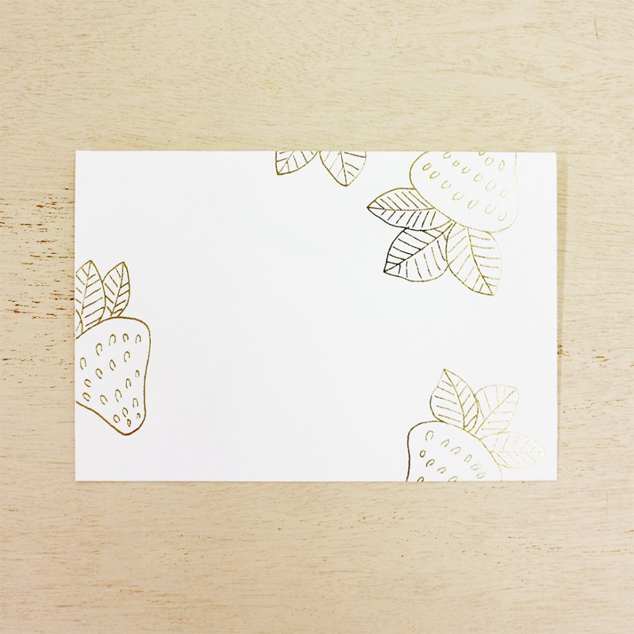 Necktie / Birthday Card - Strawberry Cake