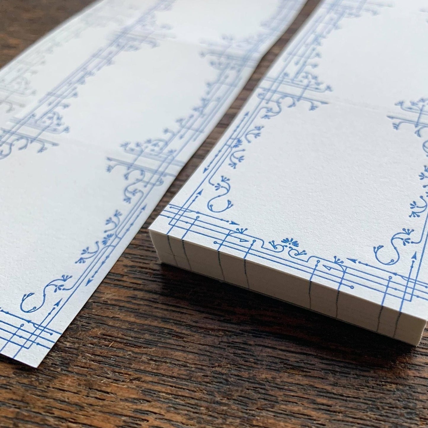 Letterpress 3 Patterns Label Book - Classic