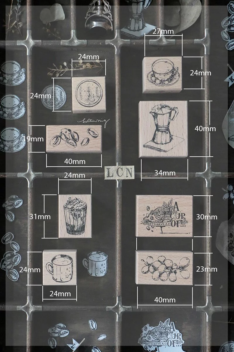 LCN Coffee Stamp Set - Vol.1