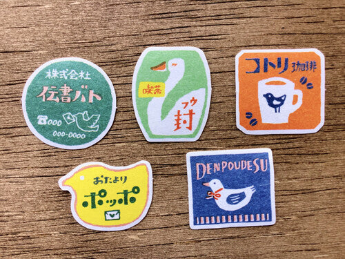 Retro Japan Flake Stickers