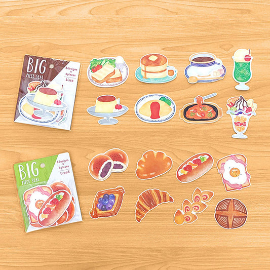 Big Flake Stickers - Bread