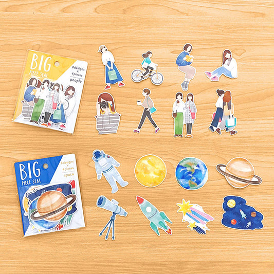 Big Flake Stickers - Space