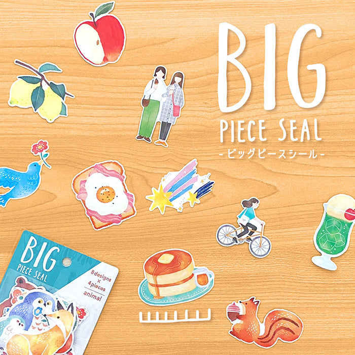 Big Flake Stickers - Bread