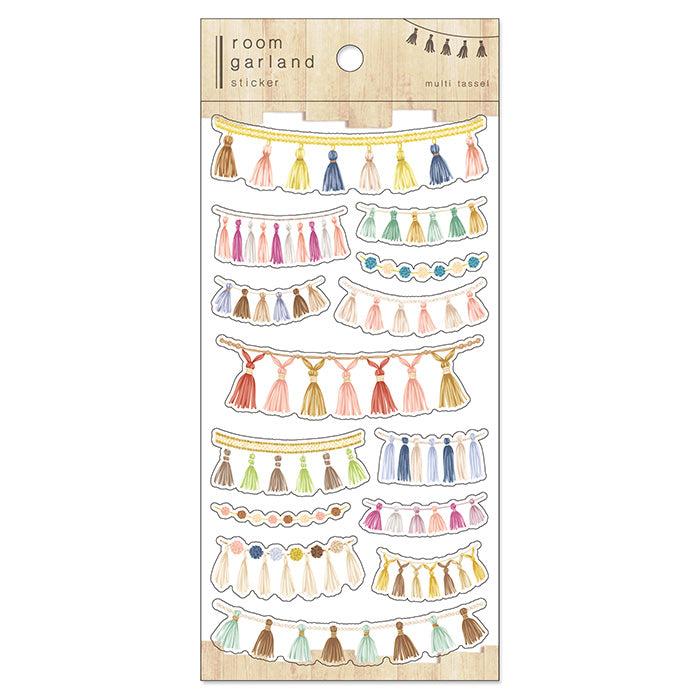 Last Stock Garland Stickers - Colorful Tassel
