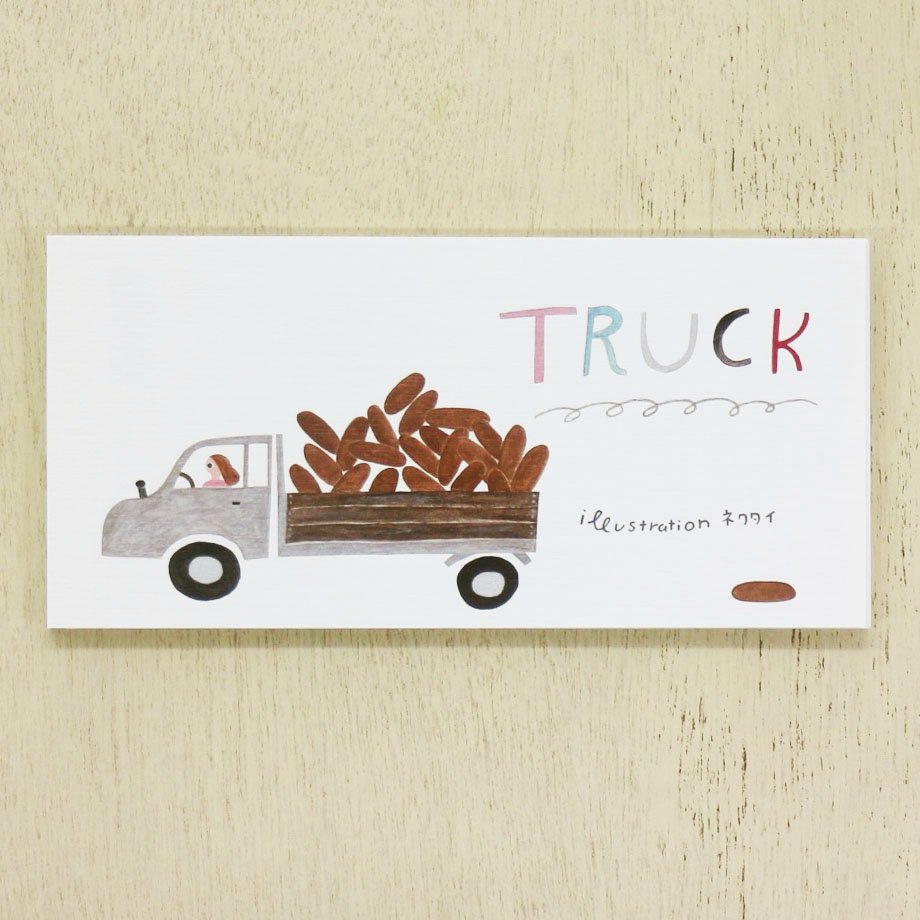Necktie / Memo Pad - Truck