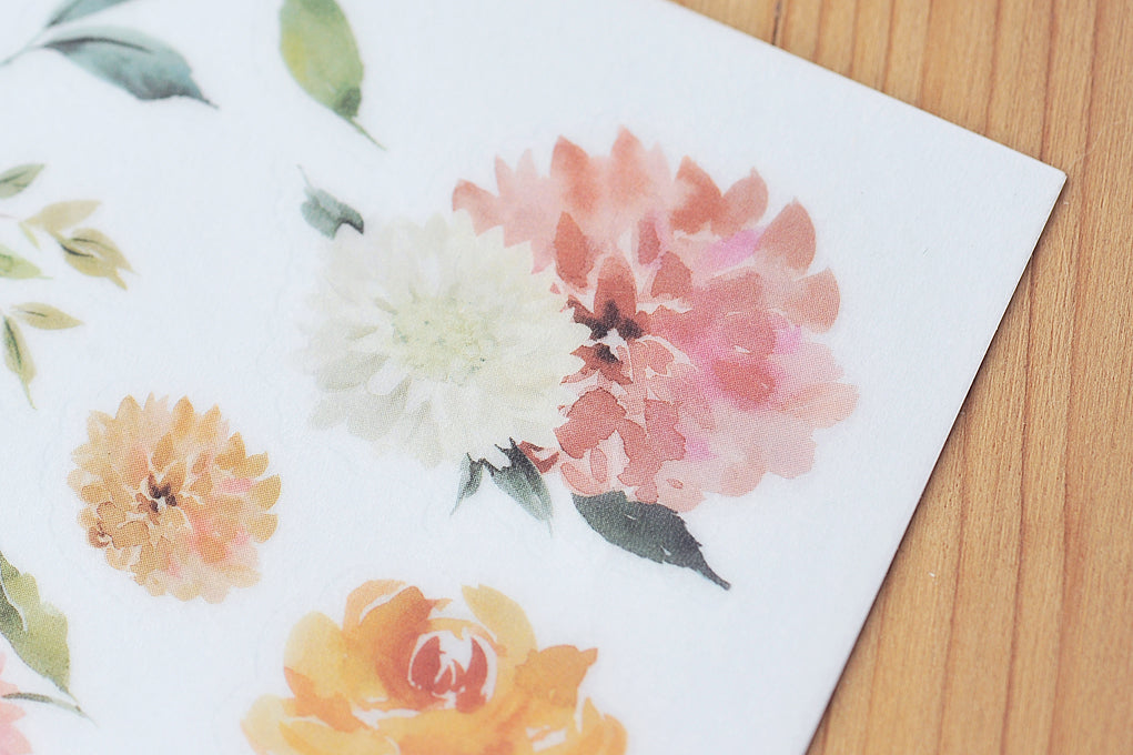 MU Print-on Stickers - Sun Rose
