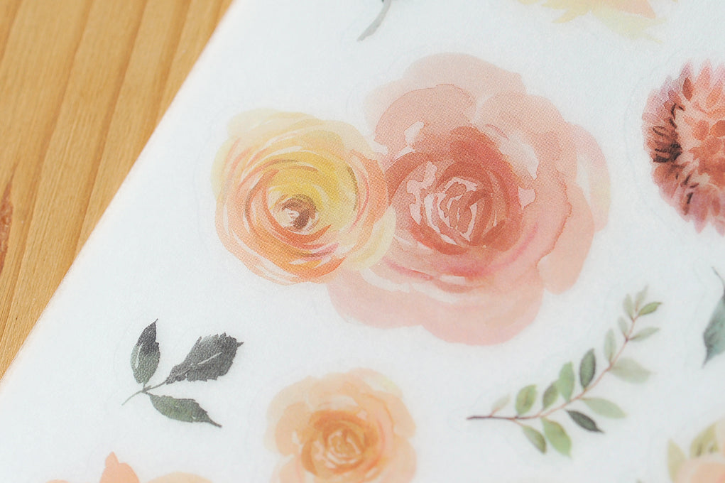 MU Print-on Stickers - Sun Rose